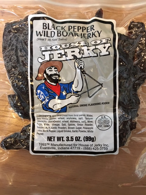 Black Pepper Boar Jerky