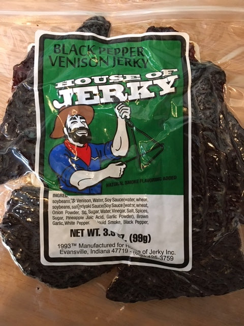 Black Pepper Venison Jerky