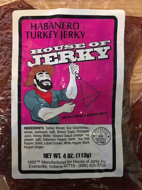 Habanero turkey jerky